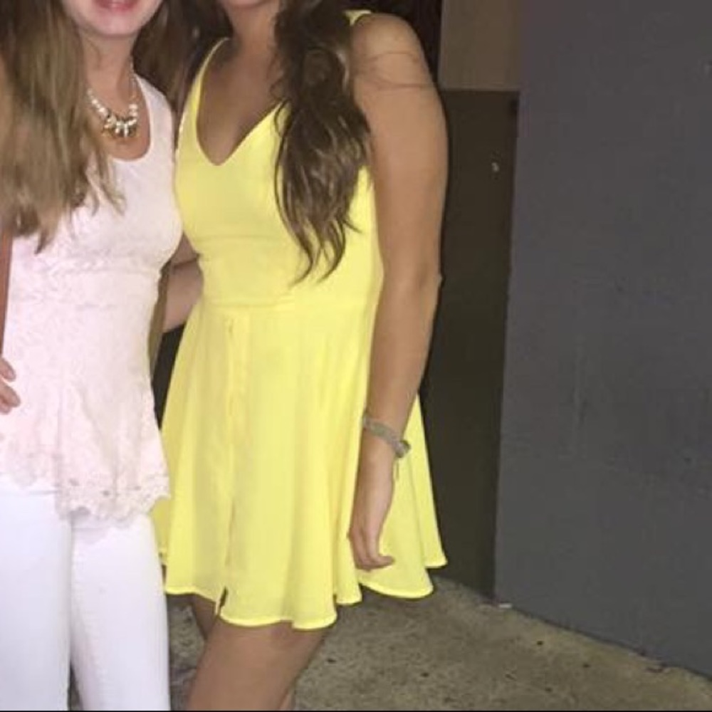 Yellow Charlotte Russe Romper